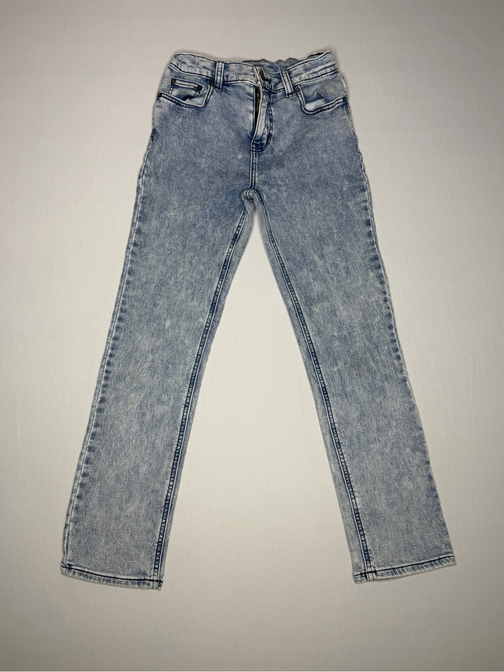 High-Rise Light Wash Boy’s Jeans